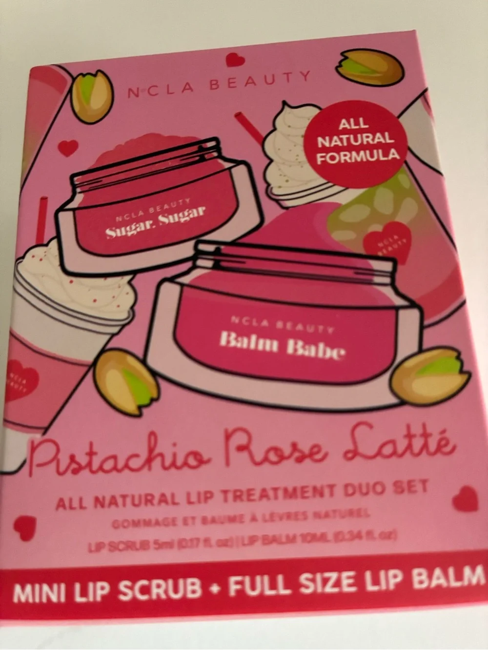 Pistachio Rose Latté Lip Treatment Duo - Pink